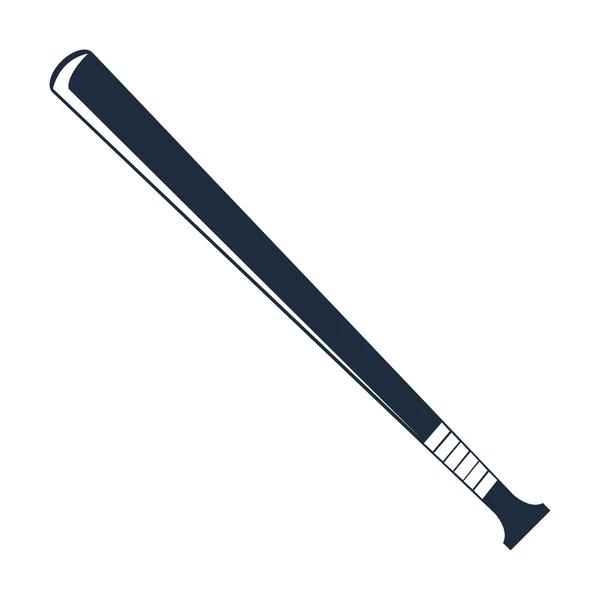 Baseballovou pálkou ikona — Stockový vektor