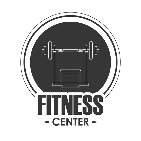 Ağırlık simgesi. Fitness tasarımı. Vektör grafiği — Stok Vektör