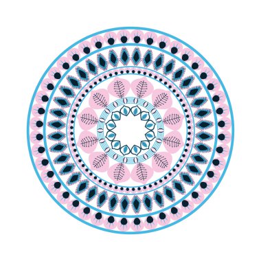 renkli karmaşık mandala simgesi