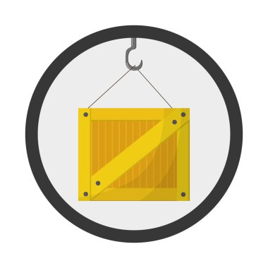 Vinç kanca kutusu simgesi ile