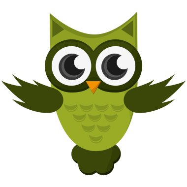 baykuş çizgi film simgesi