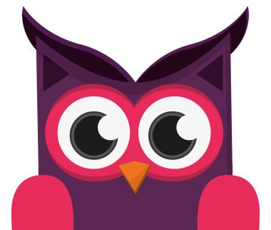 baykuş çizgi film simgesi