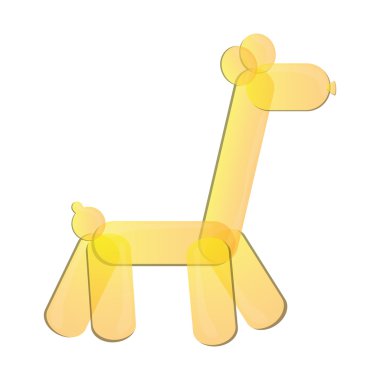 zürafa balon şekil kutsal kişilerin resmi