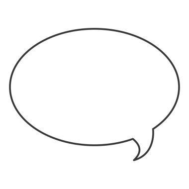 konuşma balonu simgesinin