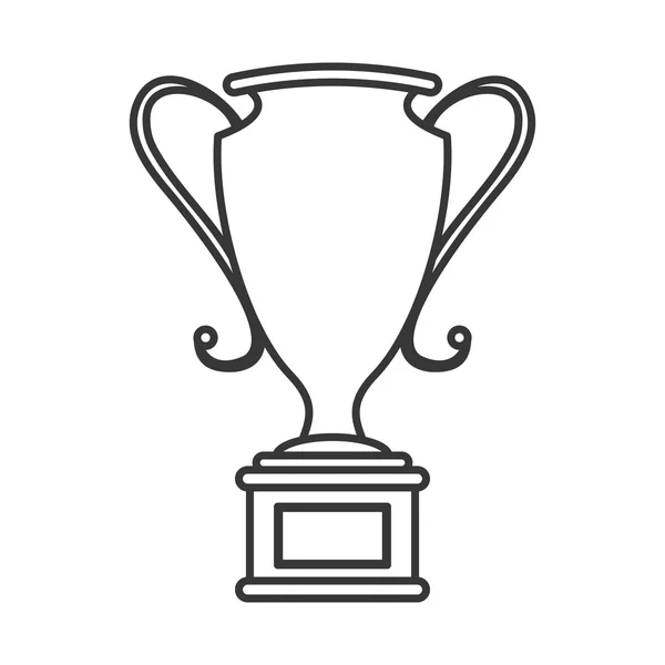 Trophée tasse icône — Image vectorielle