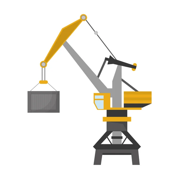 Industrial crane icon — Stock Vector