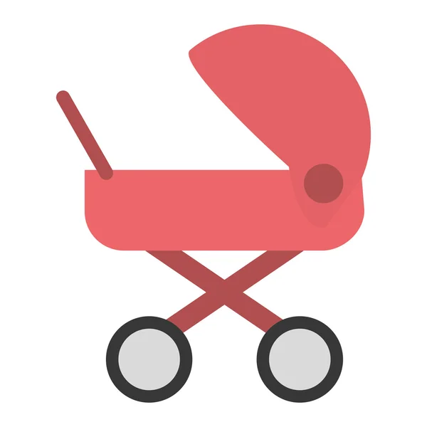 Baby wandelwagen pictogram — Stockvector