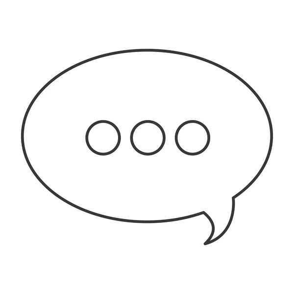 Bulle de conversation icône — Image vectorielle