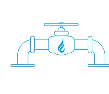doğal gaz boru hattı simgesi