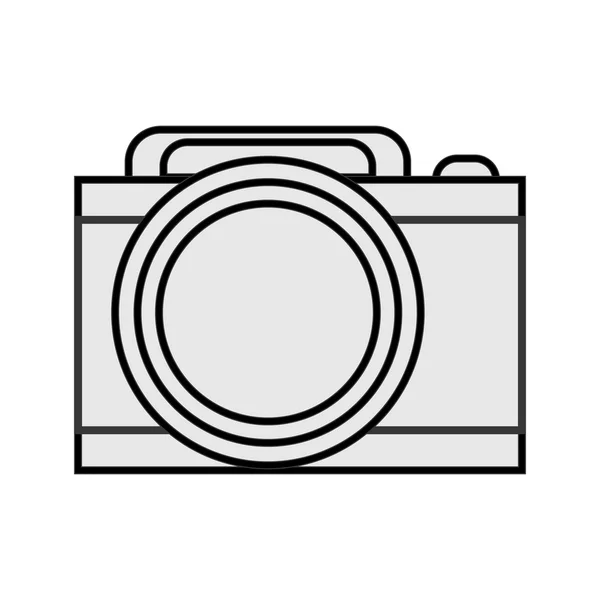 Icona della fotocamera fotografica — Vettoriale Stock