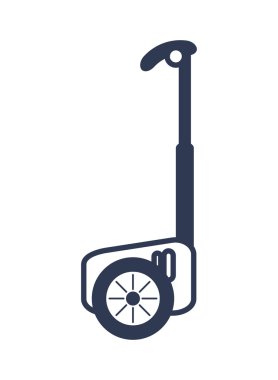 hoverboard simgesine tek kişi