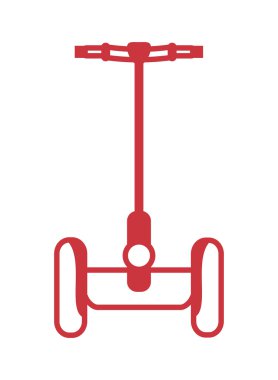 hoverboard simgesine tek kişi