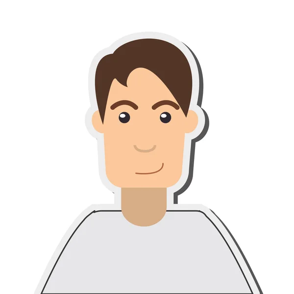 Hombre soltero icono — Vector de stock