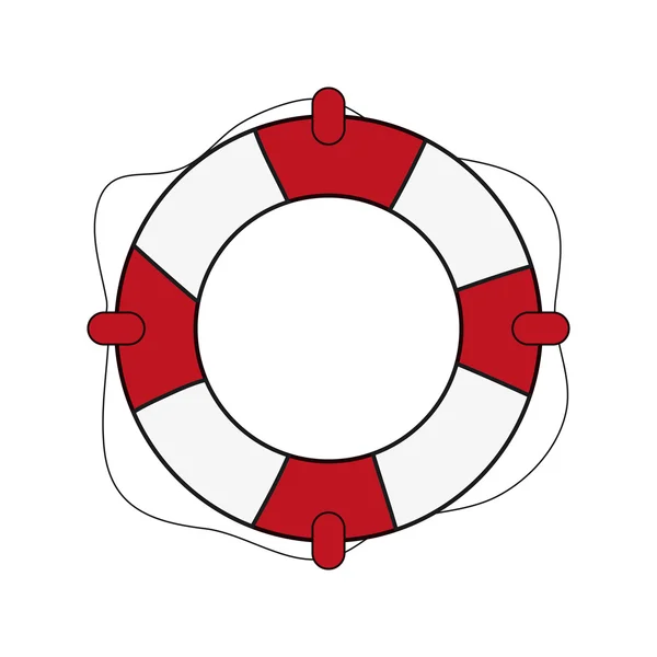 Life preserver icon — Stock Vector