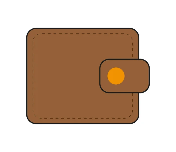 Single-Wallet-Symbol — Stockvektor