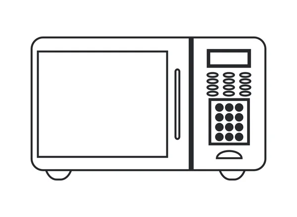 Mikrowellenherd-Symbol — Stockvektor