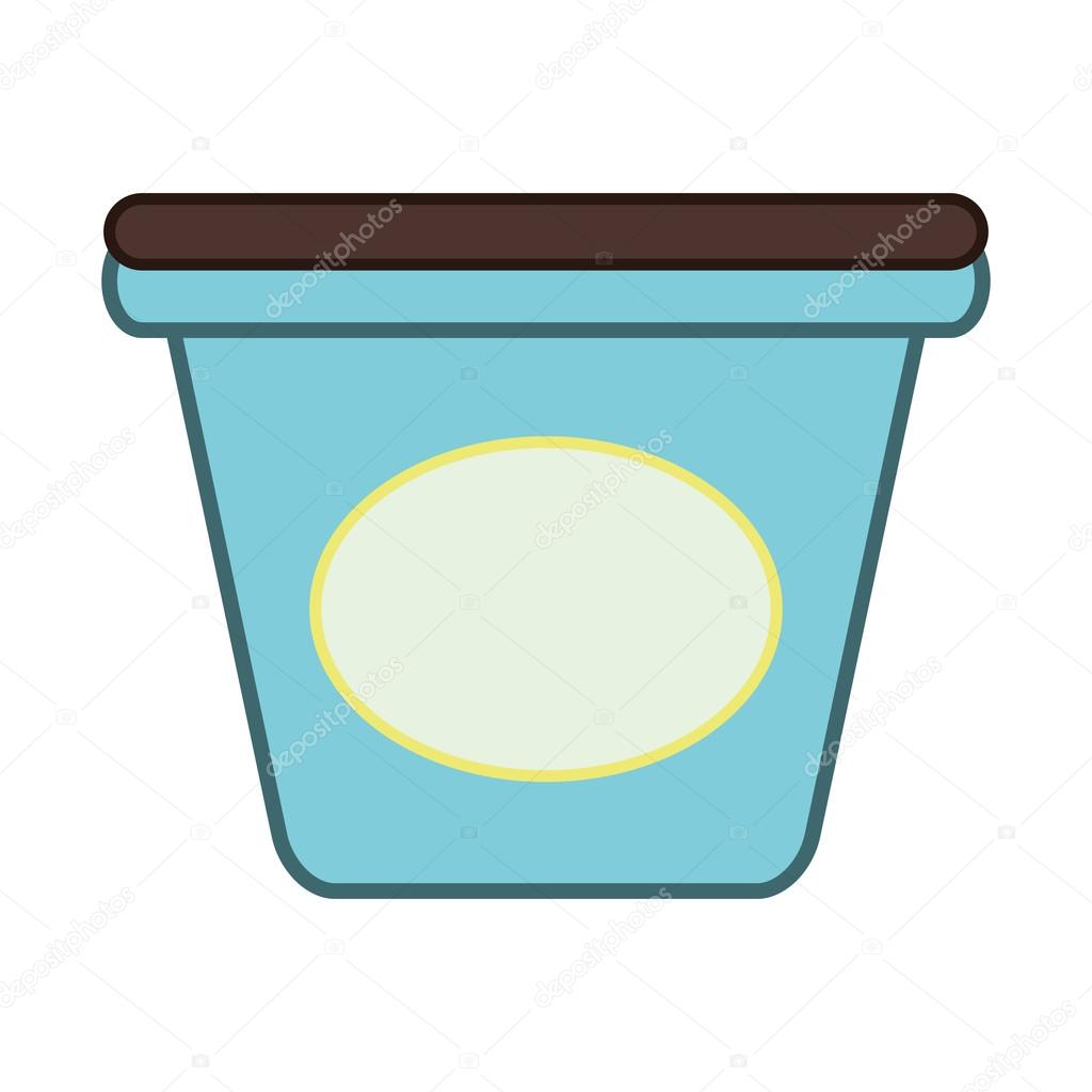 Ice cream carton icon — Stock Vector © jemastock 119359964