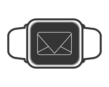 Tek smartwatch simgesi