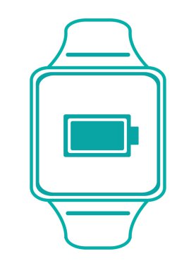 Tek smartwatch simgesi