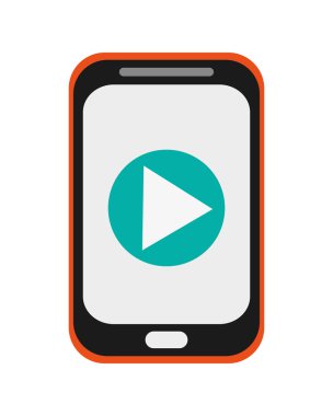 Modern cep telefonu simgesi