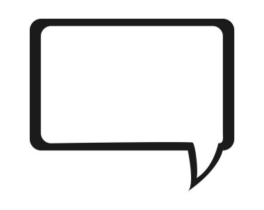 konuşma balonu simgesinin