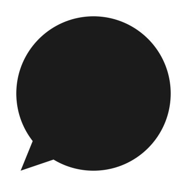 konuşma balonu simgesinin