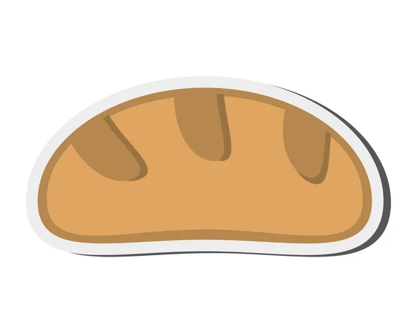 Pan de pan icono — Vector de stock