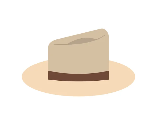 Jeden klobouk ikona — Stockový vektor