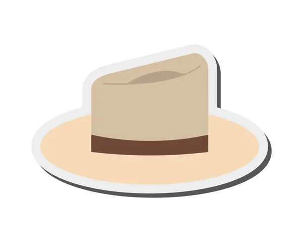 Ícone de chapéu único —  Vetores de Stock