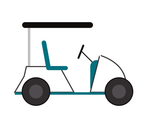 Golf cart simgesi — Stok Vektör