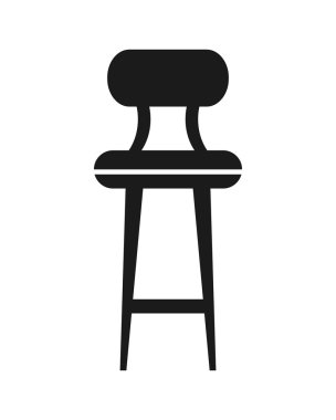 Bar sandalye simgesi