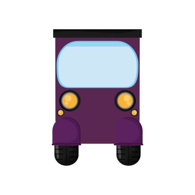 çekçek veya tuk tuk frontview simgesi