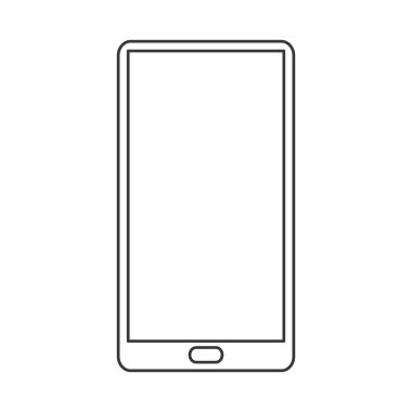 Modern cep telefonu simgesi