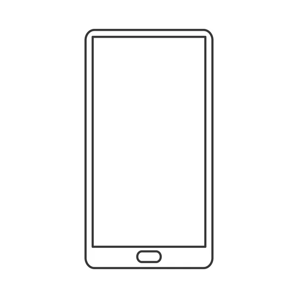 Modern cellphone icon — Stock Vector