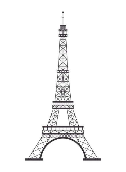 Tour eiffel ikona — Wektor stockowy