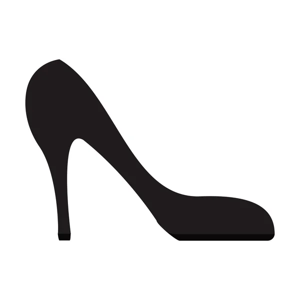 Stiletto schoen pictogram — Stockvector