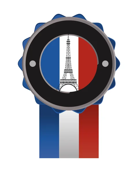 Symbol für das französische Emblem — Stockvektor