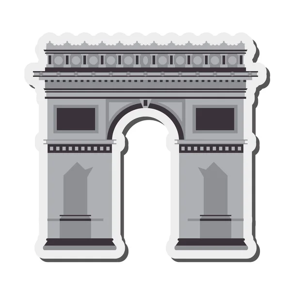 Ícone do arco de triomphe —  Vetores de Stock