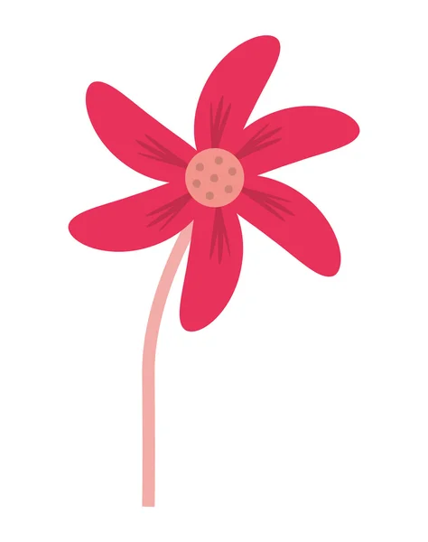 Enkelvoudige bloem pictogram — Stockvector