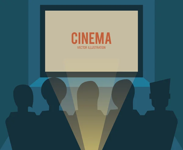 Film sinema odası simgesi. Vektör grafiği — Stok Vektör