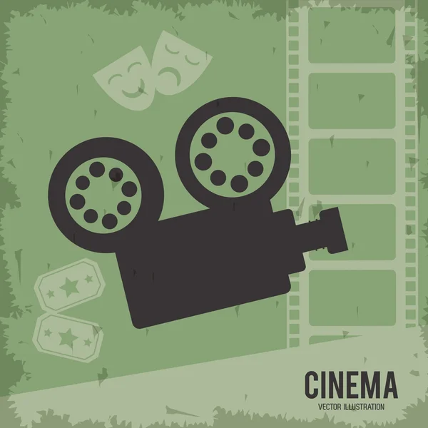 Videocamera film film Cinema pictogram. Vectorafbeelding — Stockvector