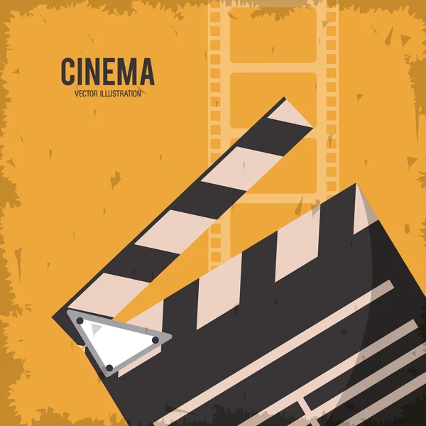 Clapboard film film Cinema icoon. Vectorafbeelding — Stockvector