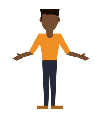 esmer yüzü olmayan adam simgesi