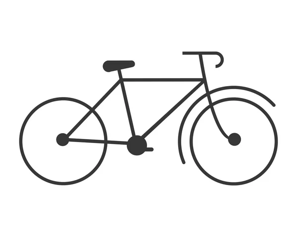 Значок одного велосипеда — стоковый вектор