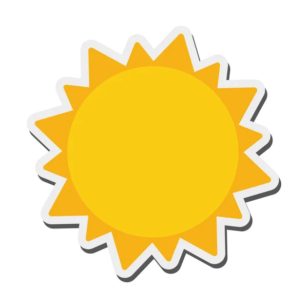 Ícone de representação solar — Vetor de Stock