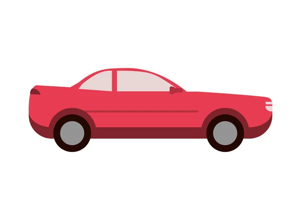 Auto zijaanzicht pictogram — Stockvector