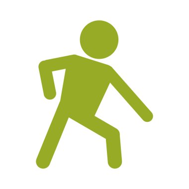 adam piktogram yaslanmış simgesi