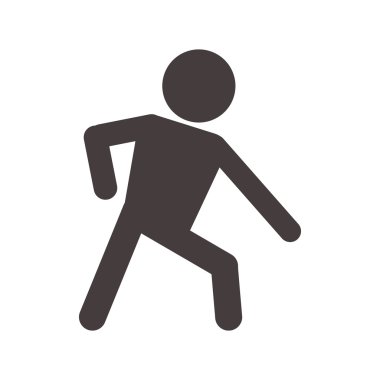 adam piktogram yaslanmış simgesi