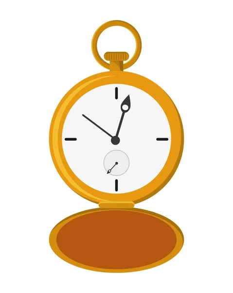 Zak horloge pictogram — Stockvector