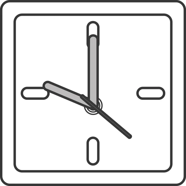 Ikone der Wanduhr — Stockvektor